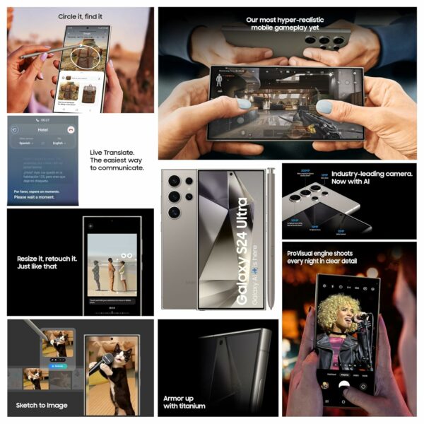 Samsung Galaxy S24 Ultra 5G Titanium Gray - Image 3