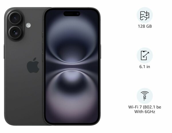 iPhone 16 128GB Black - Image 7