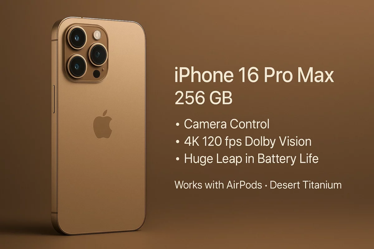 iPhone 16 Pro Max 256GB Desert Titanium