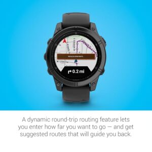 Garmin Fenix E,47mm,Slate Gray Steel/Black - Image 8