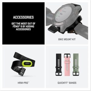 Garmin Fenix 8 – 43mm, AMOLED, Premium Multisport GPS Smartwatch, Long-Lasting Battery Life, Dive-Ra