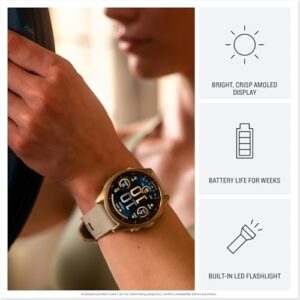 Garmin Fenix 8 – 43mm, AMOLED, Premium Multisport GPS Smartwatch, Long-Lasting Battery Life, Dive-Ra
