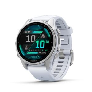 Garmin Fenix 8 – 43mm, AMOLED, Premium Multisport GPS Smartwatch, Long-Lasting Battery Life, Dive-Ra