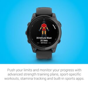 Garmin Fenix E,47mm,Slate Gray Steel/Black - Image 7