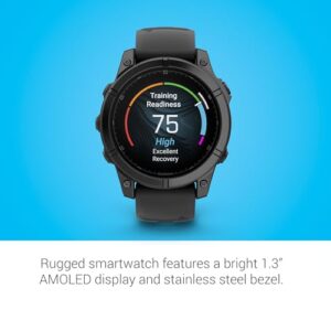 Garmin Fenix E,47mm,Slate Gray Steel/Black - Image 6