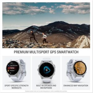 Garmin Fenix 8 – 43mm, AMOLED, Premium Multisport GPS Smartwatch, Long-Lasting Battery Life, Dive-Ra