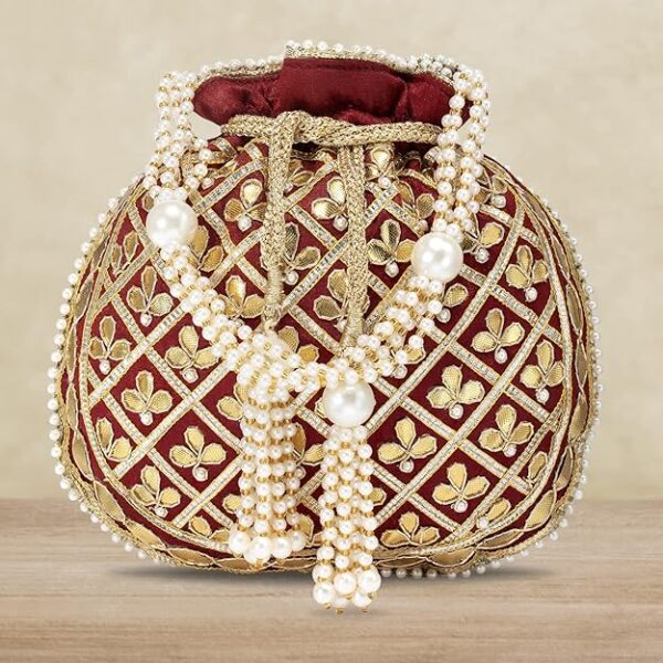 Peora Ethnic Indian Traditional Kundan Dulhan Bridal Jewelry Set Gift for Women - Image 7
